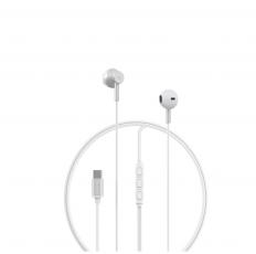 Devia - Devia In-Ear Trådbundna Hörlurar USB-C Smart M2 Digital Metal - Silver