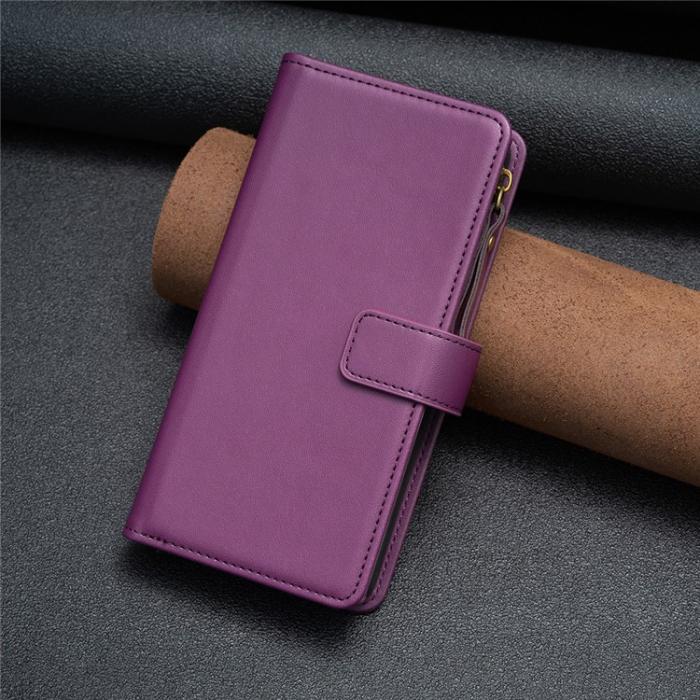 A-One Brand - iPhone 15 Plnboksfodral Zipper Flip - Lavender