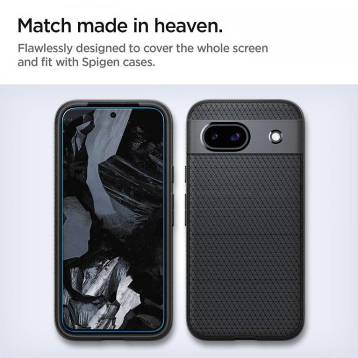 Spigen - [2-Pack] Spigen Galaxy XCover 7 Hrdat Glas Skrmskydd ALM Tr.