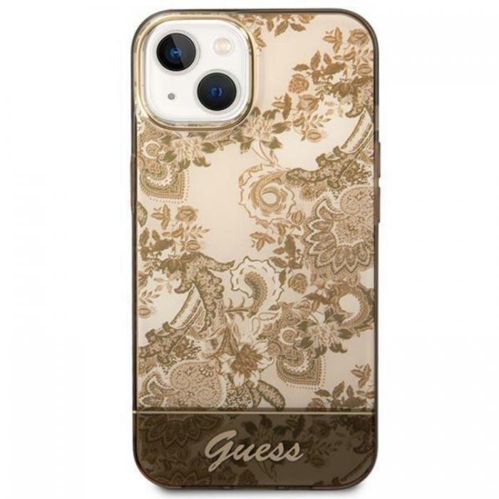 Guess - GUESS iPhone 14 Plus Skal Porcelain Collection - Ocher