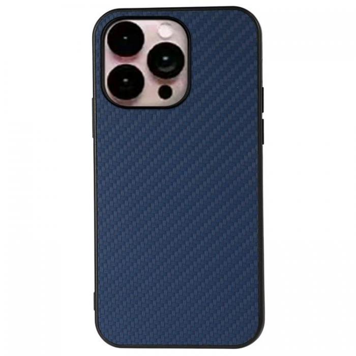 A-One Brand - iPhone 14 Pro Max Skal Carbon Fiber - Bl