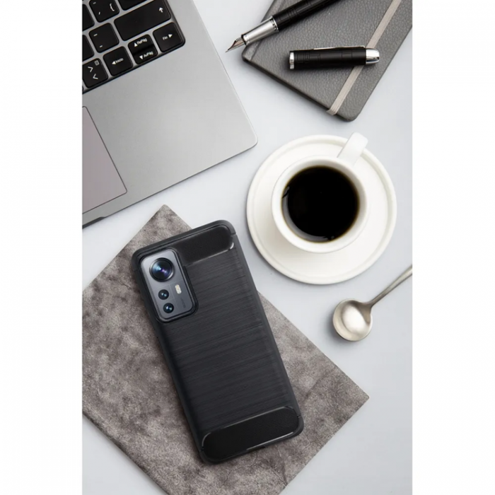 A-One Brand - Xiaomi Redmi Note 14 Pro/14 Pro Plus Mobilskal Carbon - Svart