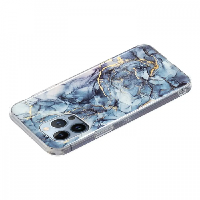 Taltech - iPhone 14 Pro Max Mobilskal Marble Pattren - Gr