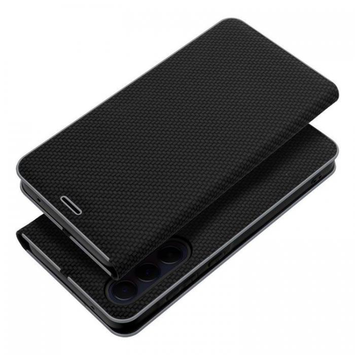 A-One Brand - Galaxy S25 Ultra Plnboksfodral Luna Carbon - Svart