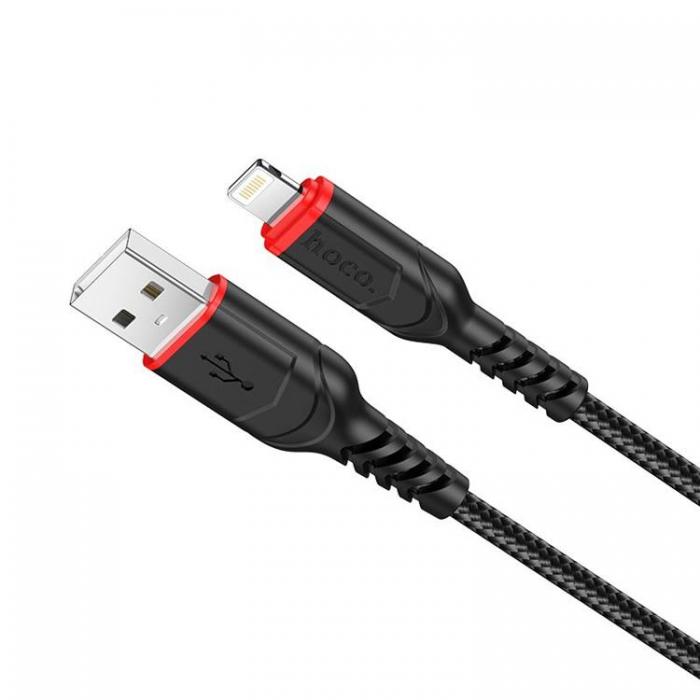 Hoco - Hoco USB-A till Lightning 2.4A 3m Kabel X59 - Svart