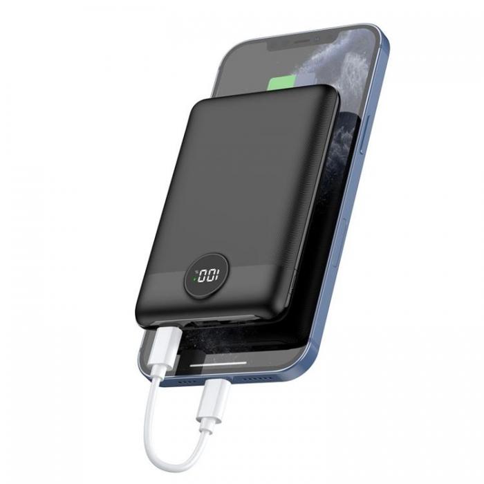 Veger - VEGER Powerbank 10000 mAh PD QC 3.0 2A 22.5W S11 - Svart