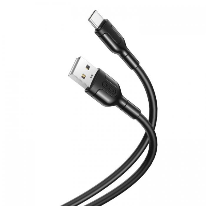 XO - XO USB-A Till USB-C Kabel 1m 2.1A NB212 - Svart