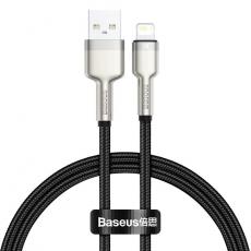 BASEUS - Baseus USB Till Lightning 0.25m Kabel 2.4A Cafule Metal Svart