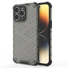 A-One Brand - iPhone 14 Pro Max Skal Honeycomb Armored Hybrid - Svart