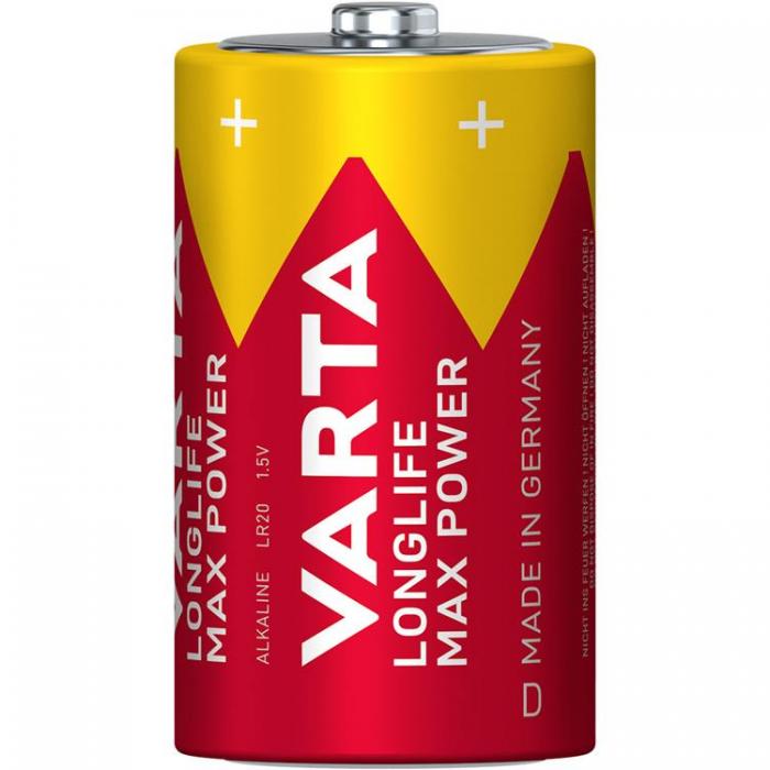 VARTA - Varta 2-pack Longlife Max Power D / LR20 Batteri