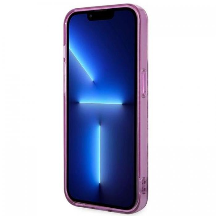 Guess - GUESS iPhone 14 Pro Max Skal Porcelain Collection - Fuschia