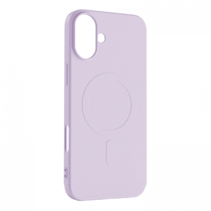 A-One Brand - iPhone 16 Mobilskal Magsafe Liquid Silikon - Lavender