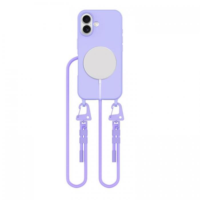 Tech-Protect - Tech-Protect iPhone 16 Mobilhalsband Skal Magsafe - Lavender