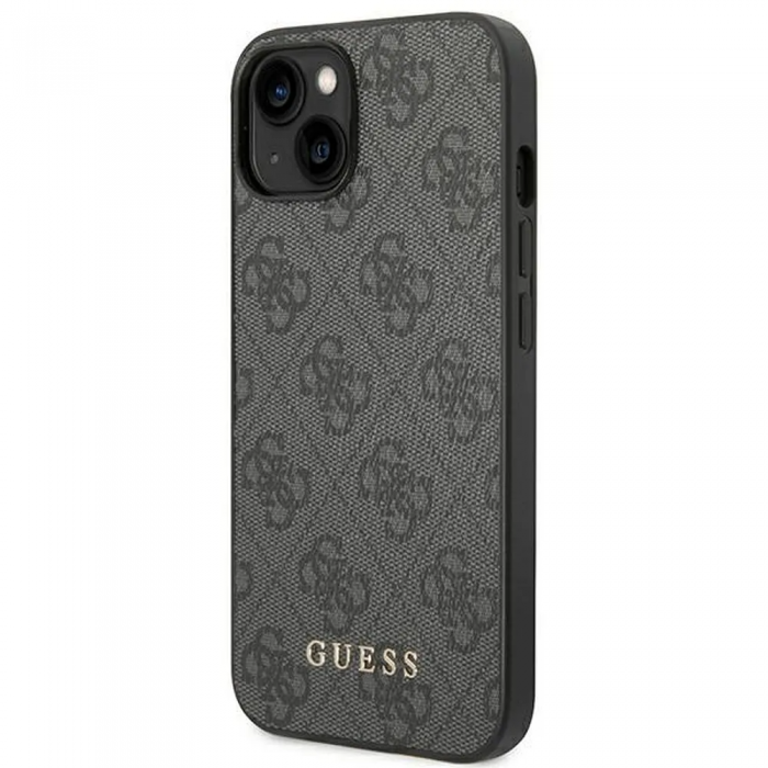 Guess - GUESS iPhone 14 Skal Gold Logo - Gr