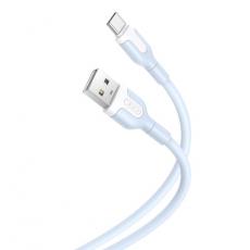 XO - XO USB-A Till USB-C Kabel 1m 2.1A NB212 - Blå