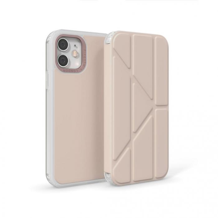 Pipetto - Pipetto Origami Folio Fodral Fr iPhone 12 Pro Max - Dusty Pink