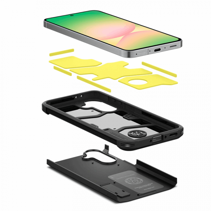 Spigen - Spigen Galaxy A56 5G Mobilskal Tough Armor - Svart