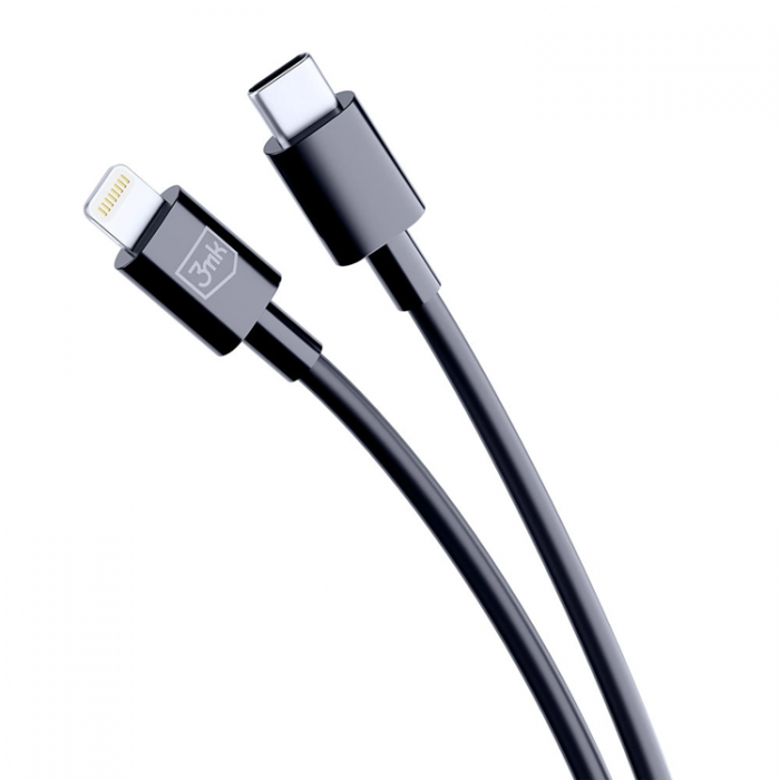 3MK - 3mK Hyper USB-C till Lightning kabel 20W 1.2m - Svart