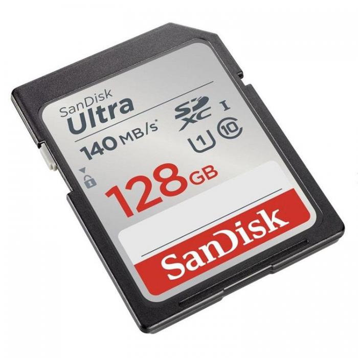 Sandisk - Sandisk Minneskort Ultra SDXC 128GB 140MB/s