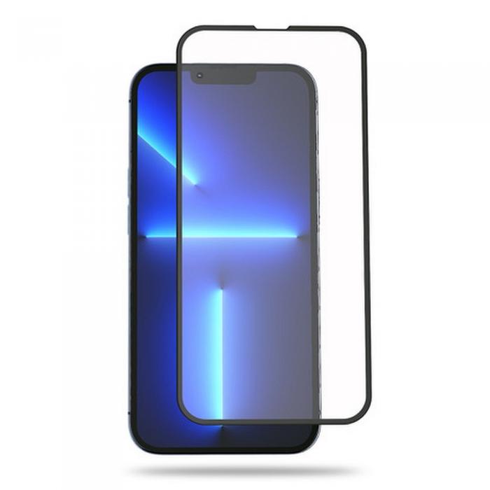 Bestsuit - Bestsuit 5D Flexibel Hybrid Glas till iPhone 12 mini - Svart