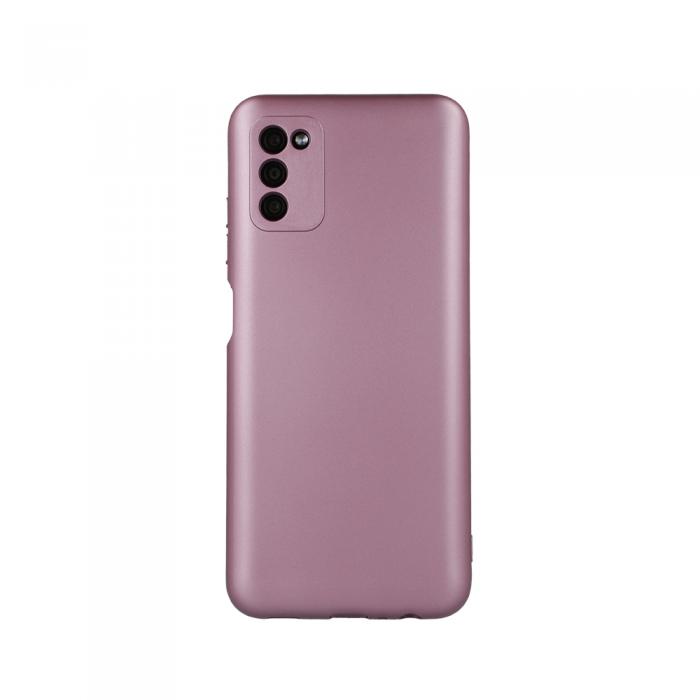 OEM - Metalliskt Skal fr Samsung Galaxy A55 5G i rosa