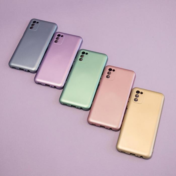 OEM - Metalliskt Skal fr Samsung Galaxy A55 5G i rosa