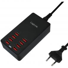 LogiLink - LogiLink USB-laddare 8 portar 8 8A