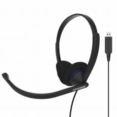 Koss - KOSS Headset CS200-USB On-Ear Mic - Svart