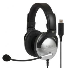 Koss - KOSS Headset SB45 USB On-Ear - Silver / Svart