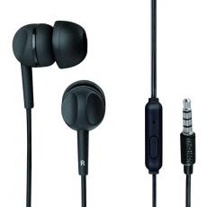 Thomson - Thomson In-Ear Hörlurar Trådbunden med Mikrofon Jack 3.5 mm - Svart