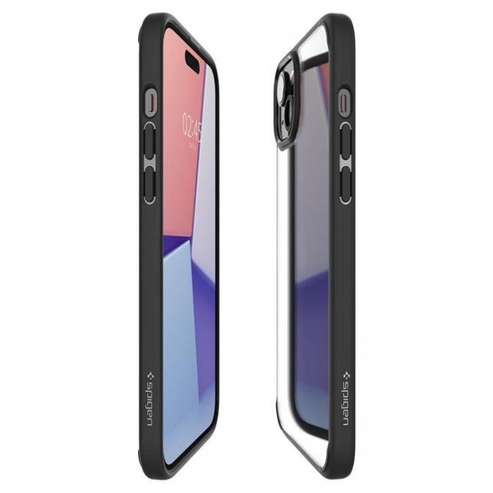 Spigen - Spigen iPhone 15 Plus Mobilskal Ultra Hybrid - Matte Svart