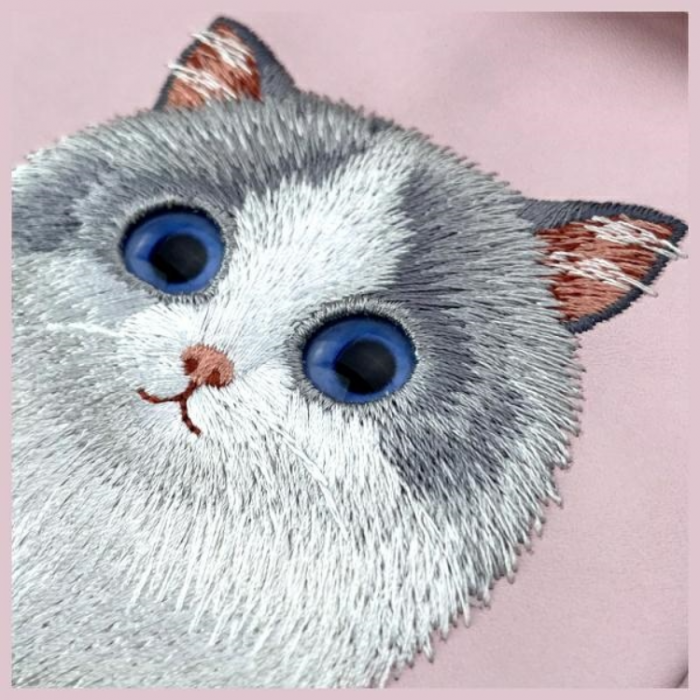 NIMMY - Nimmy Halsbandsfodral Big Eyed Pet 2.0 Cat - Rosa