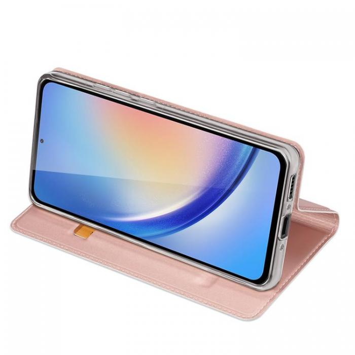 Dux Ducis - Dux Ducis Galaxy A35 5G Plnboksfodral Skin Pro med Flap - Rosa