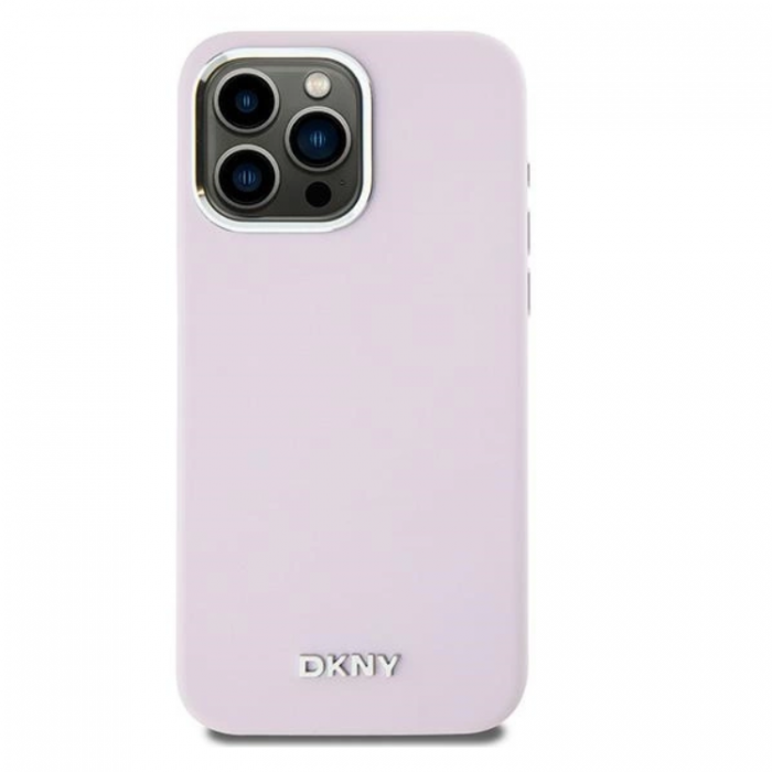 DKNY - DKNY iPhone 14 Pro Mobilskal Magsafe Liquid Silikon Small Metal Logo