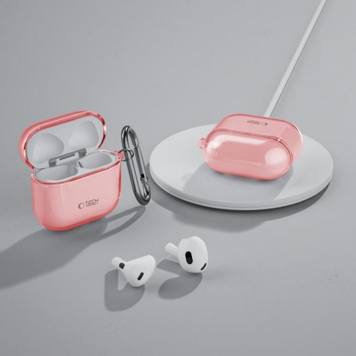 Tech-Protect - Tech-Protect Apple Airpods 4 Skal Flexair - Baby Rosa