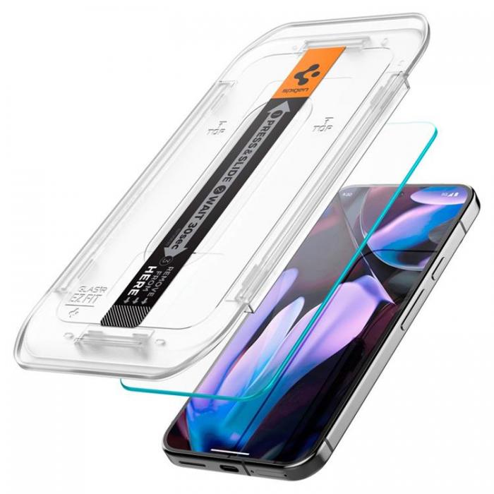 Spigen - [2-Pack] Spigen Google Pixel 9 Pro XL Hrdat Glas Skrmskydd 'EZ Fit