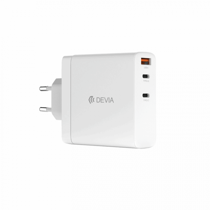 Devia - Devia Extreme Snabbladdare PD 140W 2x USB-C 1x USB Fr Brbara