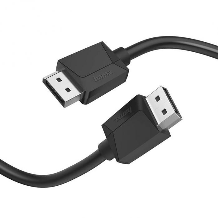 Hama - Hama Kabel DisplayPort 1.2 Ultra-HD 4K 1.5m - Svart