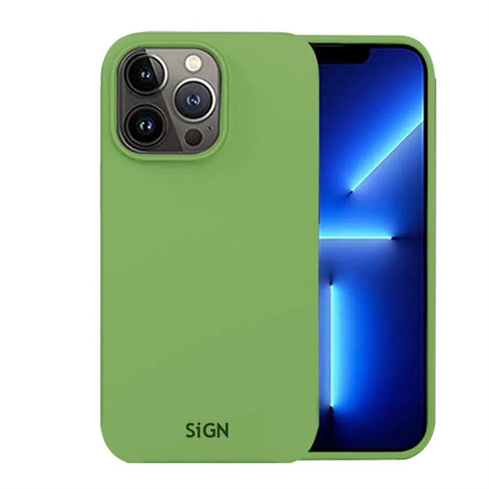 SiGN - SiGN iPhone 15 Pro Mobilskal Liquid Silikon - Grn