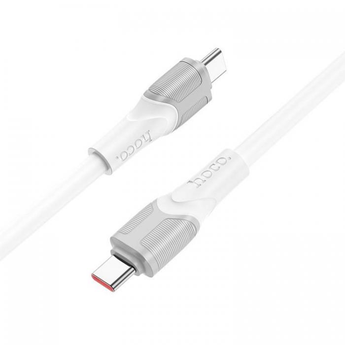 Hoco - Hoco USB-C till USB-C 240W 3m Kabel X106 - Vit