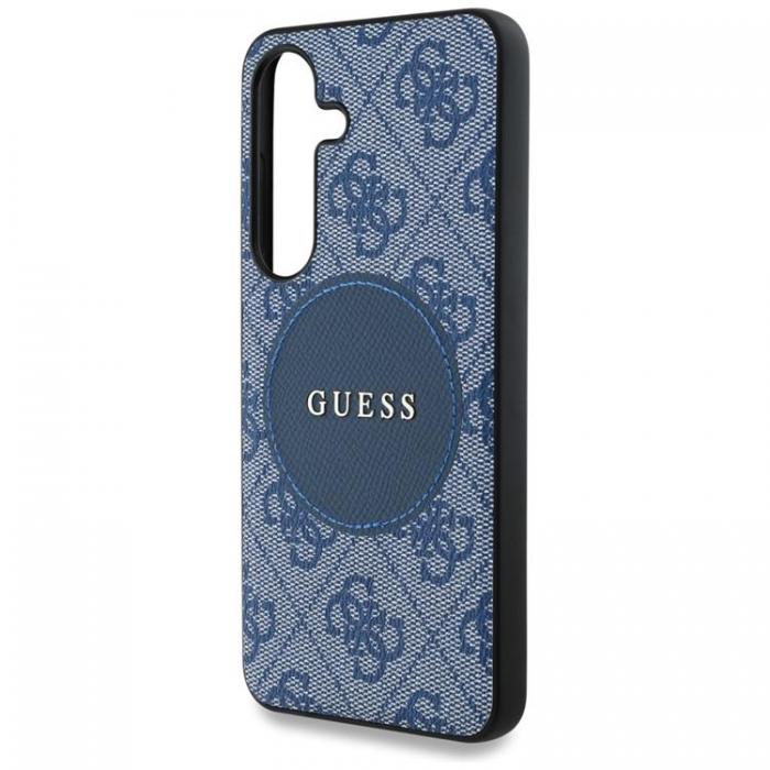 Guess - Guess Galaxy S25 Mobilskal MagSafe Round Patch Classic Logo - Bl