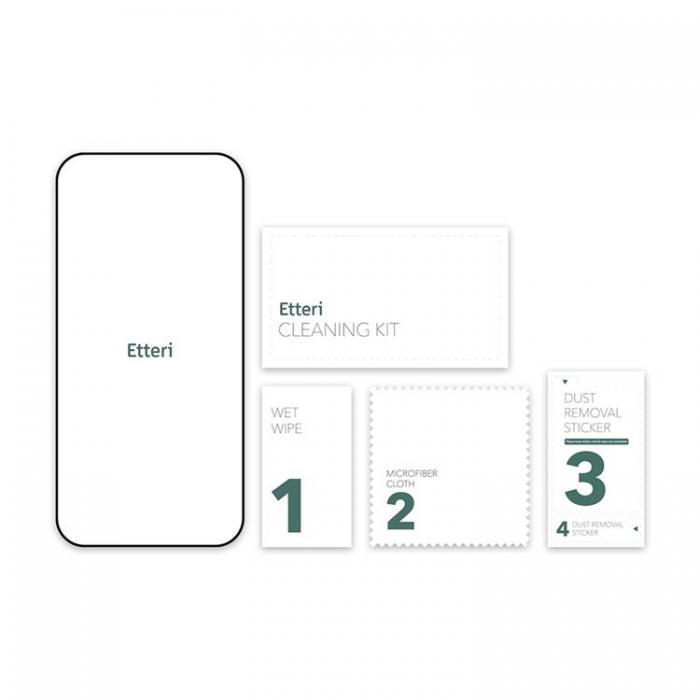 Etteri - Etteri Galaxy A56 5G Hrdat Glas Skrmskydd 9D - Svart