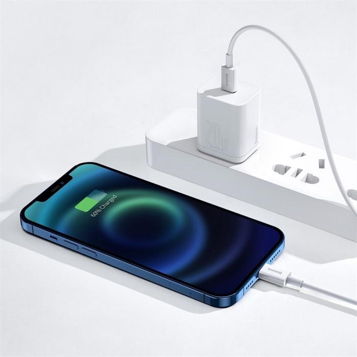 BASEUS - BASEUS USB-C/Lightning Cafule Series Metal Data 1m