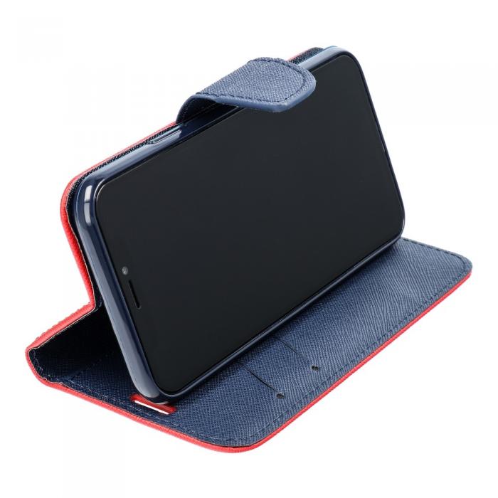 OEM - Fancy Plnboksfodral till Samsung A22 5G Rd / navy