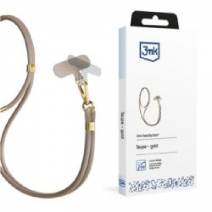 3MK - 3mk Mobil Lanyard Easyclip Elite - Taupe