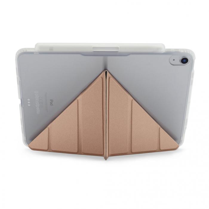 Pipetto - Pipetto iPad (2022) Fodral Origami Pencil Shield - Rosa guld