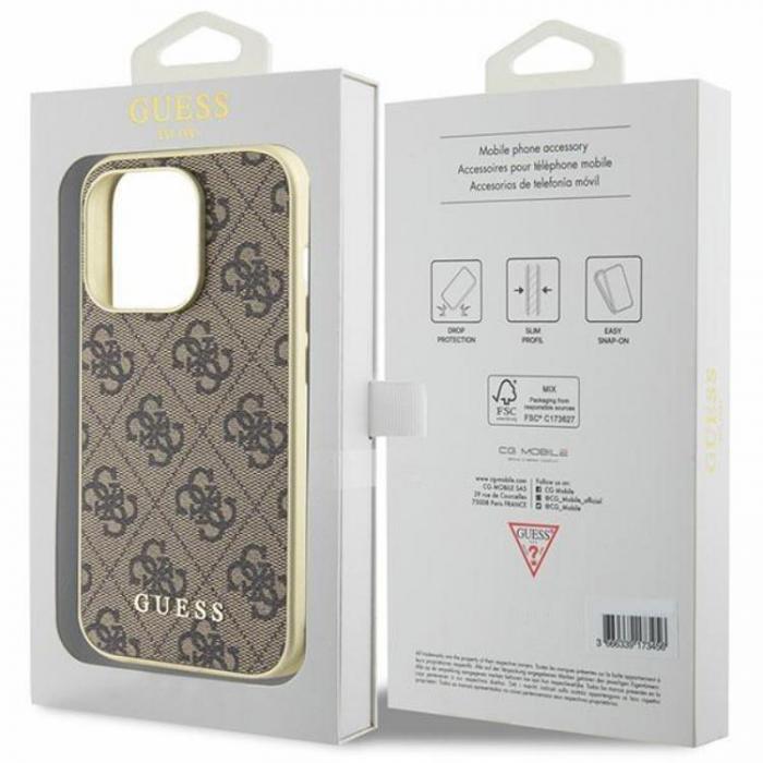 Guess - Guess iPhone 15 Pro Max Mobilskal Charms Collection - Brun