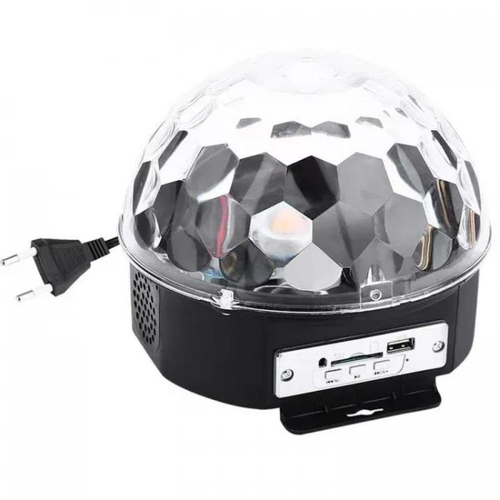 OEM - Discoboll med hgtalare USB AUX bluetooth HD-LCMBL