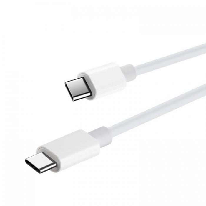 Maxlife - Maxlife USB-C till USB-C kabel 1m 100W MXUC-05 - Vit