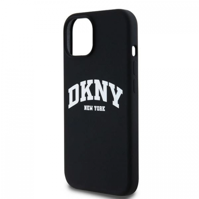 DKNY - DKNY iPhone 11/XR Mobilskal MagSafe Silikon Vit Logo